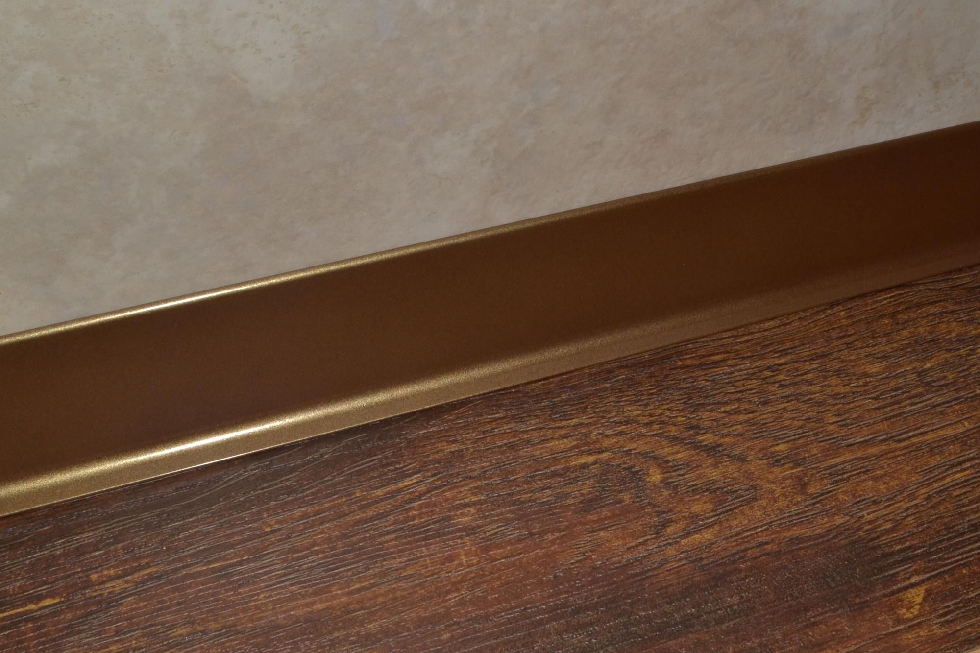 Плинтус алюминиевый L-образный бронза (2500*11*60 мм) — купить в Калуге