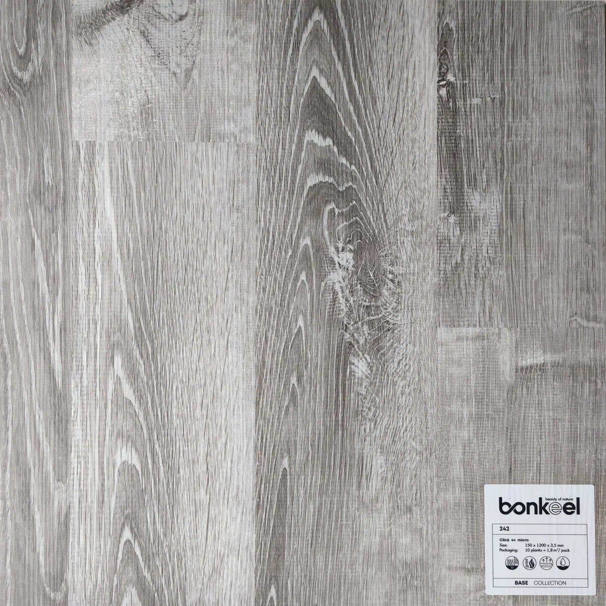 Плитка ПВХ "Bonkeel" Base New 242 (1220*150*3,5 мм) — купить в Калуге