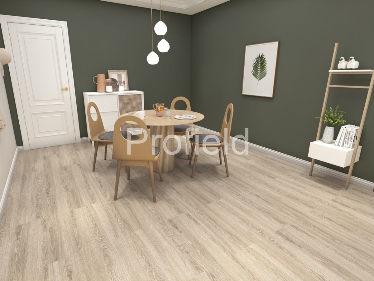 HSPC ламинат "Profield" Дуб Светлый (1200*228*5,5 мм) — купить в Калуге