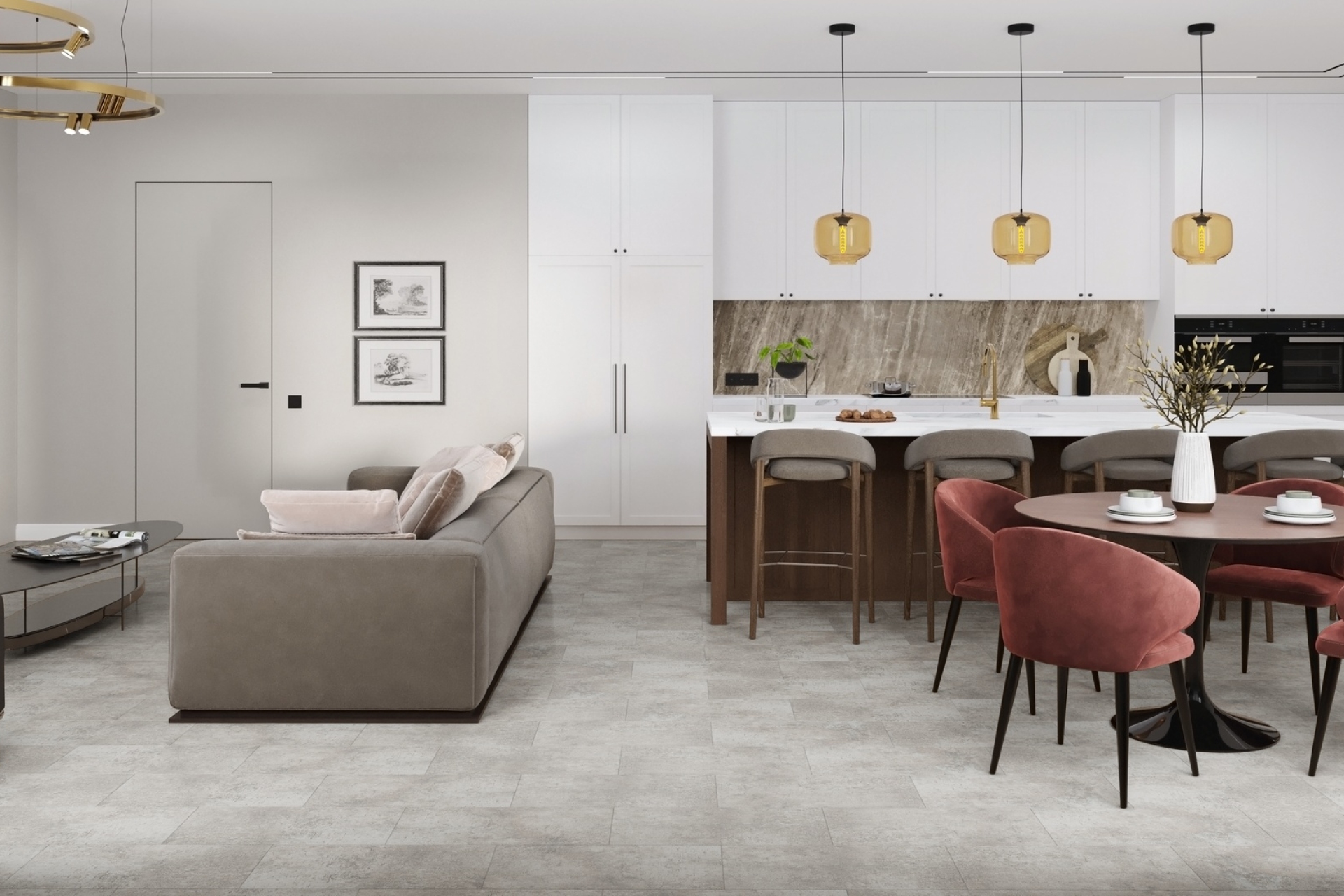 SPC плитка «Damy Floor» Фудзияма (610*305*5 мм) — купить в Калуге