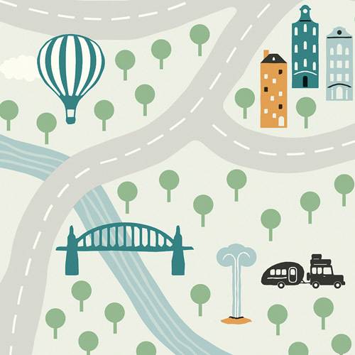 Линолеум бытовой "IVC" Neo Karta 82 (3м) — купить в Калуге