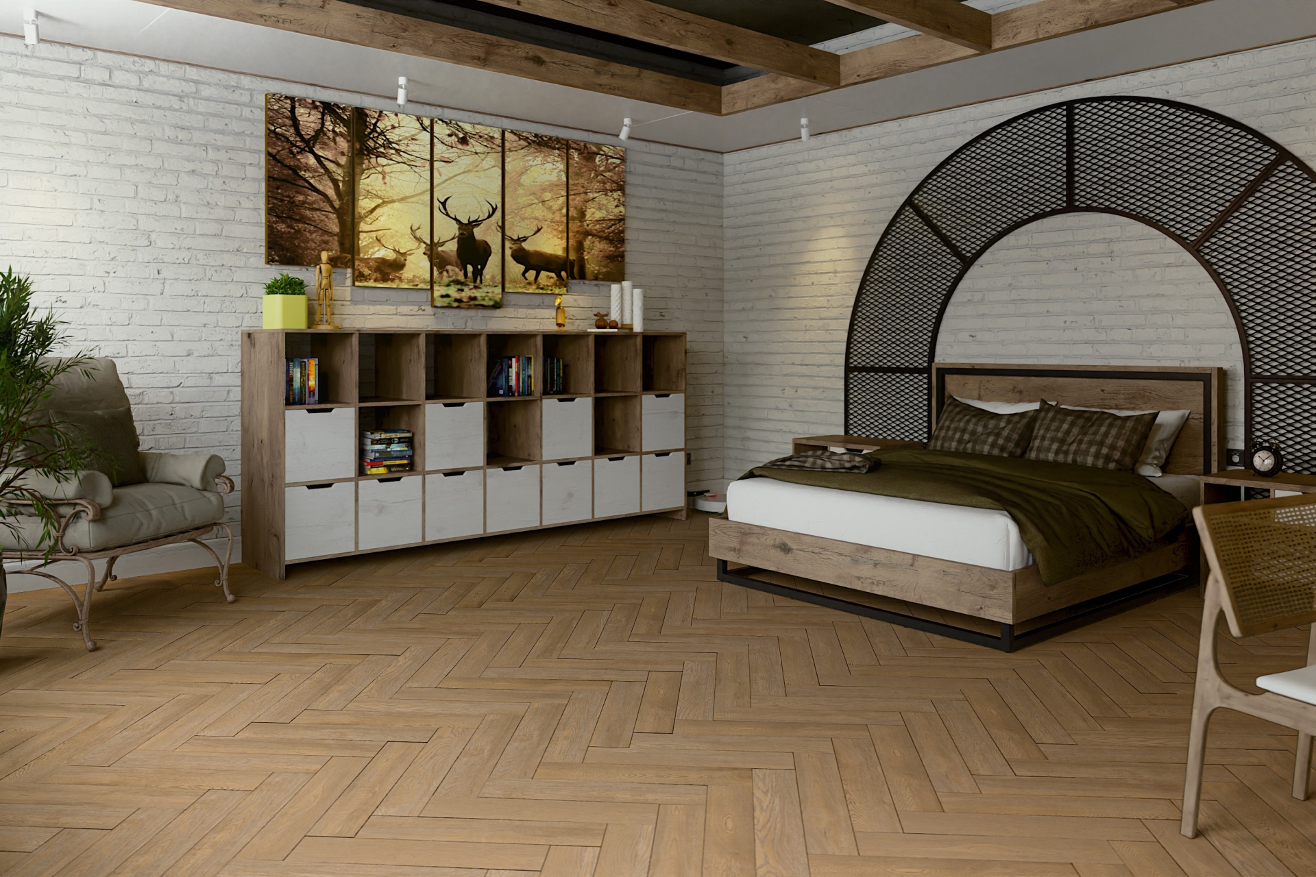 SPC ламинат «Damy Floor» Брайтон (615*123*4 мм) — купить в Калуге