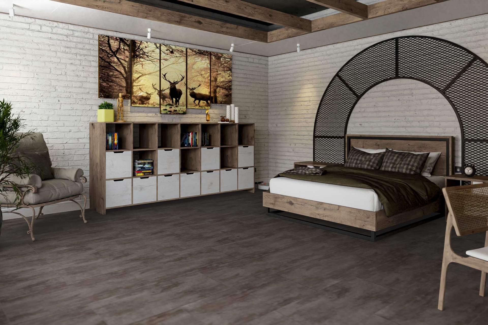 Усовершенствованная кварц-виниловая плитка «Damy Floor» Арарат (912,4*455,2*2,5 мм) — купить в Калуге