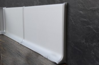 Заглушка к алюминиевому плинтусу 60мм анодированное серебро правая — купить в Калуге