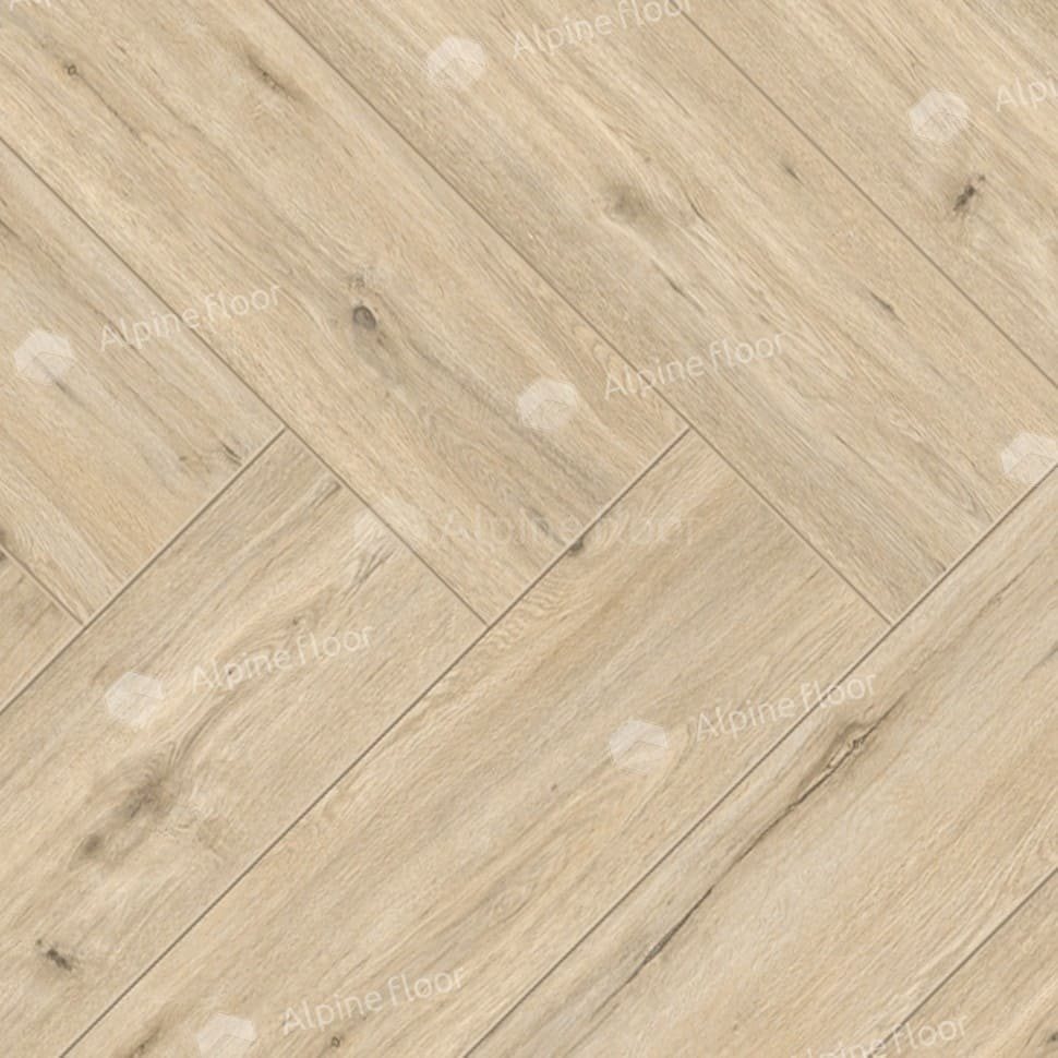 Ламинат "Alpine Floor" Herringbone Дуб Лион (606*101*8 мм) — купить в Калуге