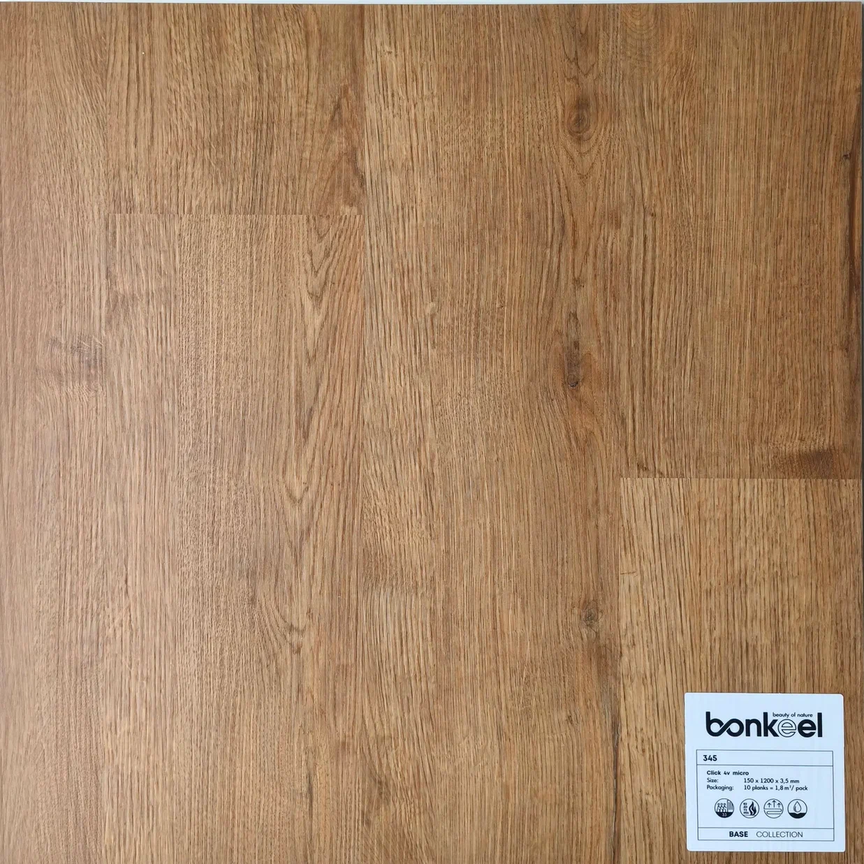 Плитка ПВХ "Bonkeel" Base New 345 (1220*150*3,5 мм) — купить в Калуге