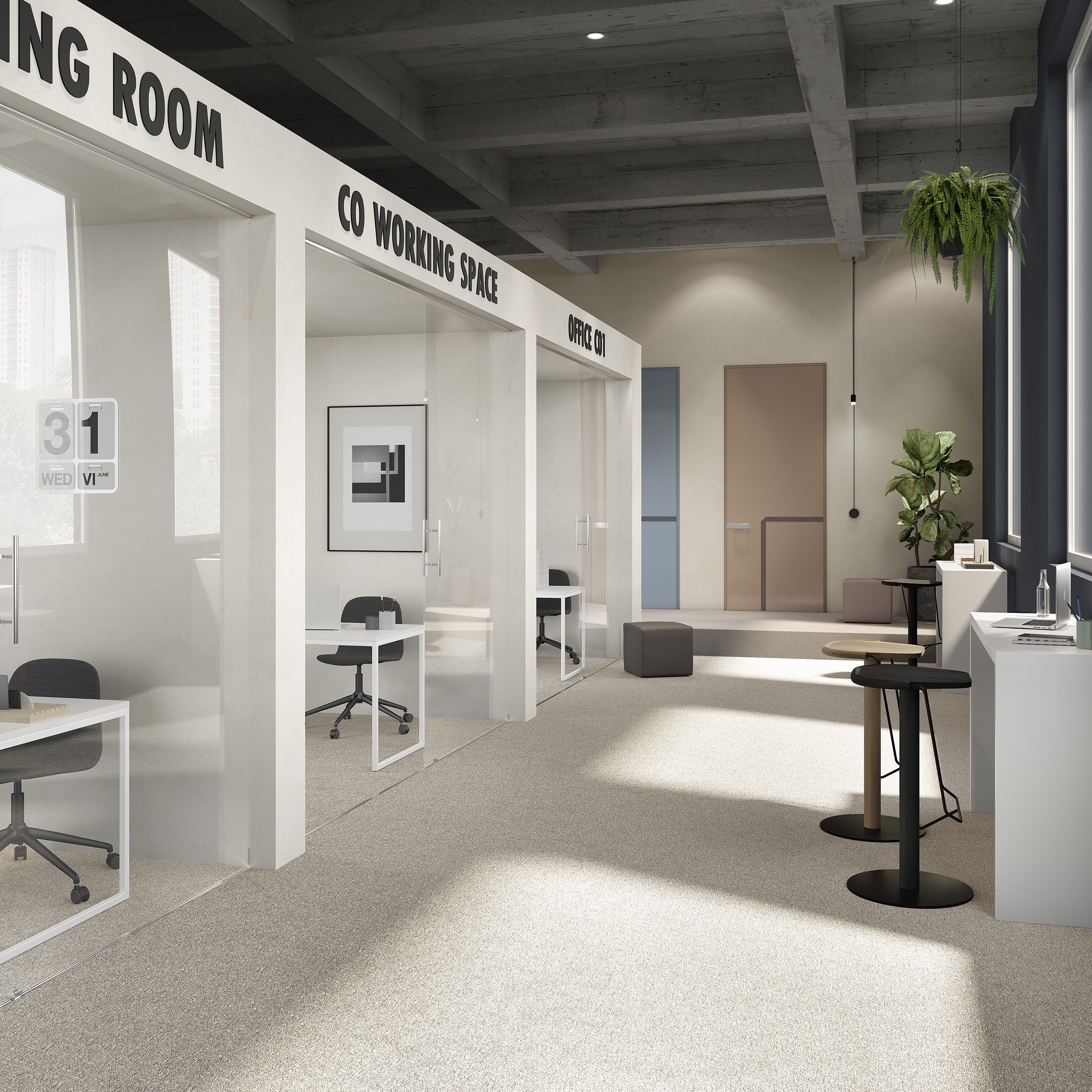 Ковровая плитка Medusa Tile 33 (500*500*5 мм) — купить в Калуге