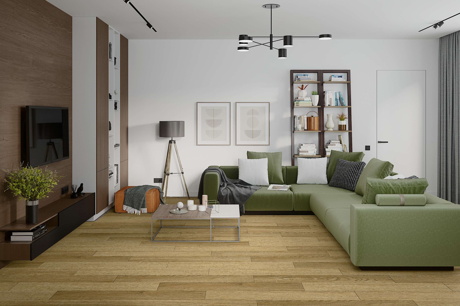 SPC ламинат «Damy Floor» Дуб Золотой (1220*180*4 мм) — купить в Калуге