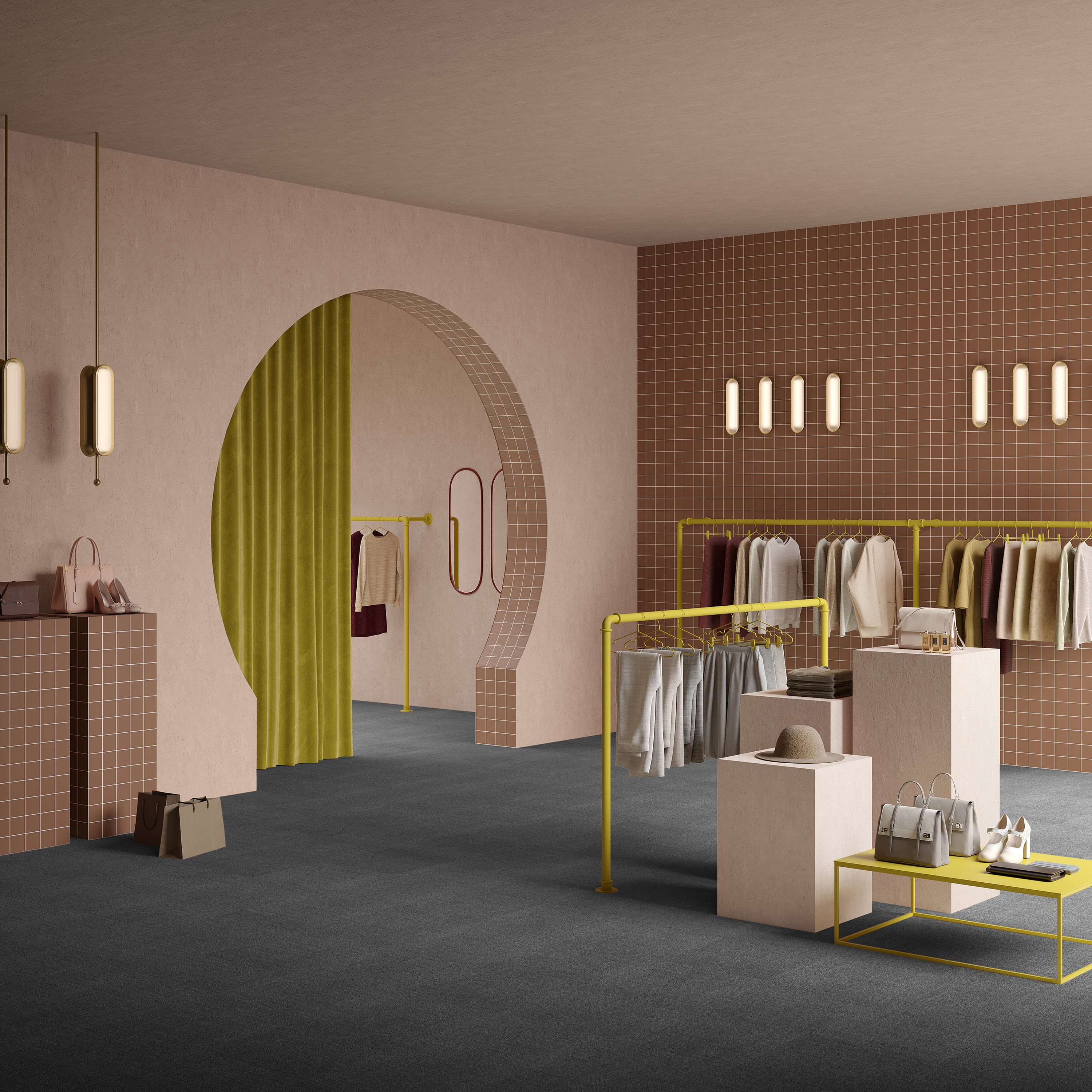 Ковровая плитка Mantra Tile 98 (500*500*6 мм) — купить в Калуге