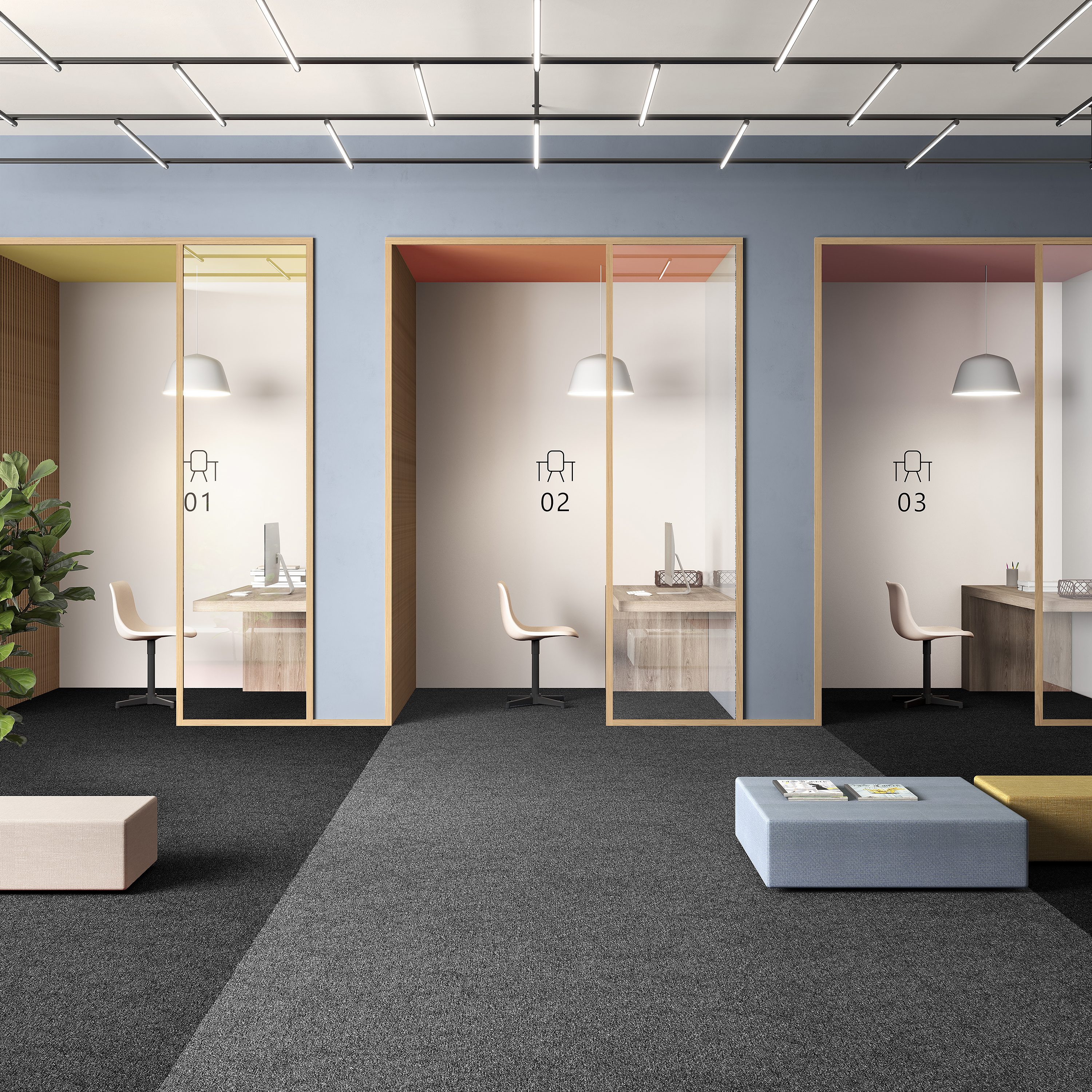 Ковровая плитка Medusa Tile 98 (500*500*5 мм) — купить в Калуге