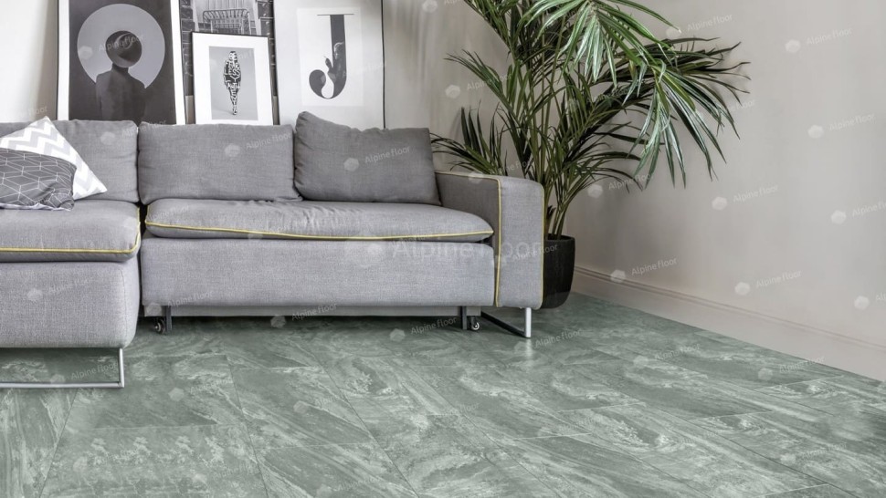 Виниловая плитка "Alpine Floor" Light Stone Хэмпшир (608*303*2,5 мм) — купить в Калуге