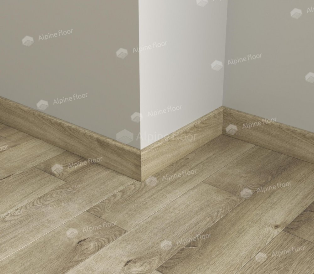 Напольный плинтус Parquet Light Дуб Натуральный Отбеленный SK 13-5 (2200*12,5*80 мм) — купить в Калуге
