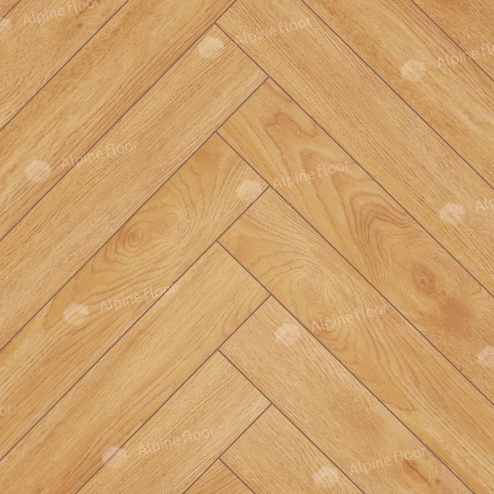 Ламинат "Alpine Floor" Herringbone 12 Дуб Пьемонт (600*100*12 мм) — купить в Калуге