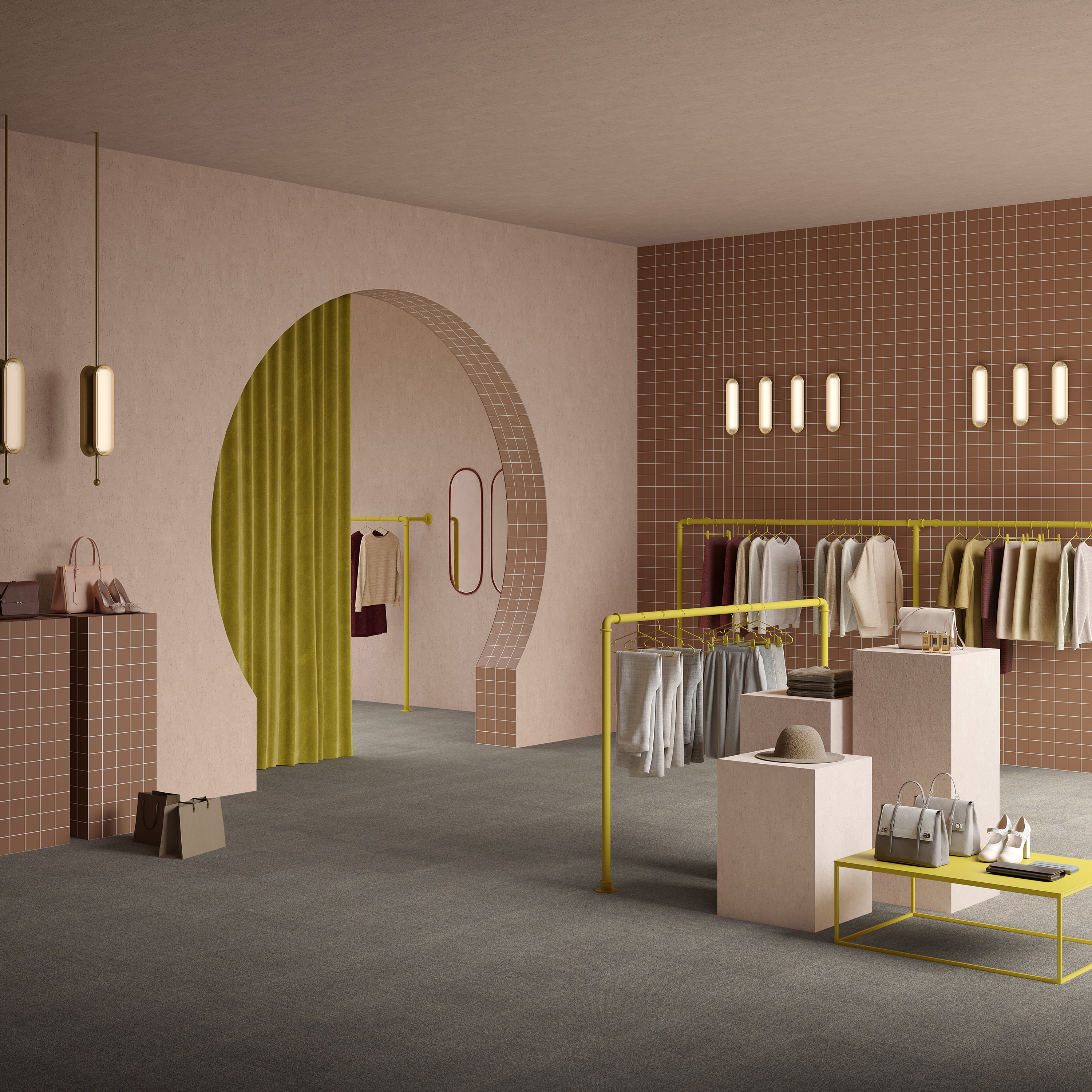 Ковровая плитка Mantra Tile 94 (500*500*6 мм) — купить в Калуге