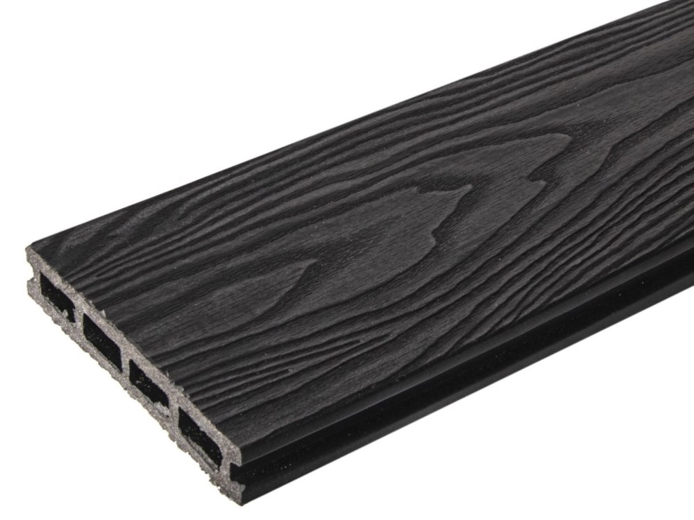 Террасная доска антрацит TalverWood 150*25мм 3D+вельвет брашинг — купить в Калуге