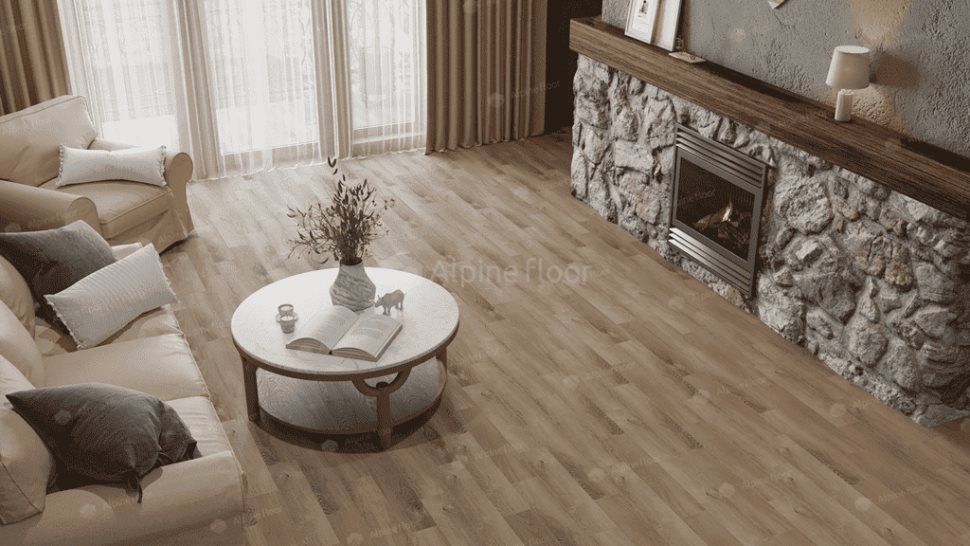 Виниловый ламинат "Alpine Floor" Parquet Light Дуб Синистра (600*125*4 мм) — купить в Калуге