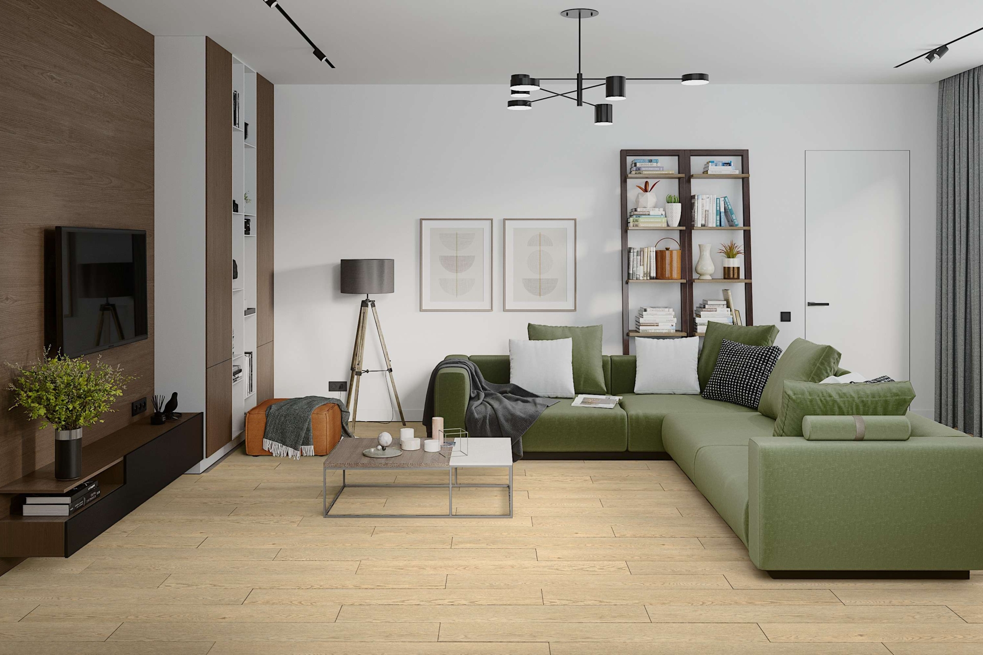 SPC ламинат «Damy Floor» Дуб Латте (1220*180*4 мм) — купить в Калуге