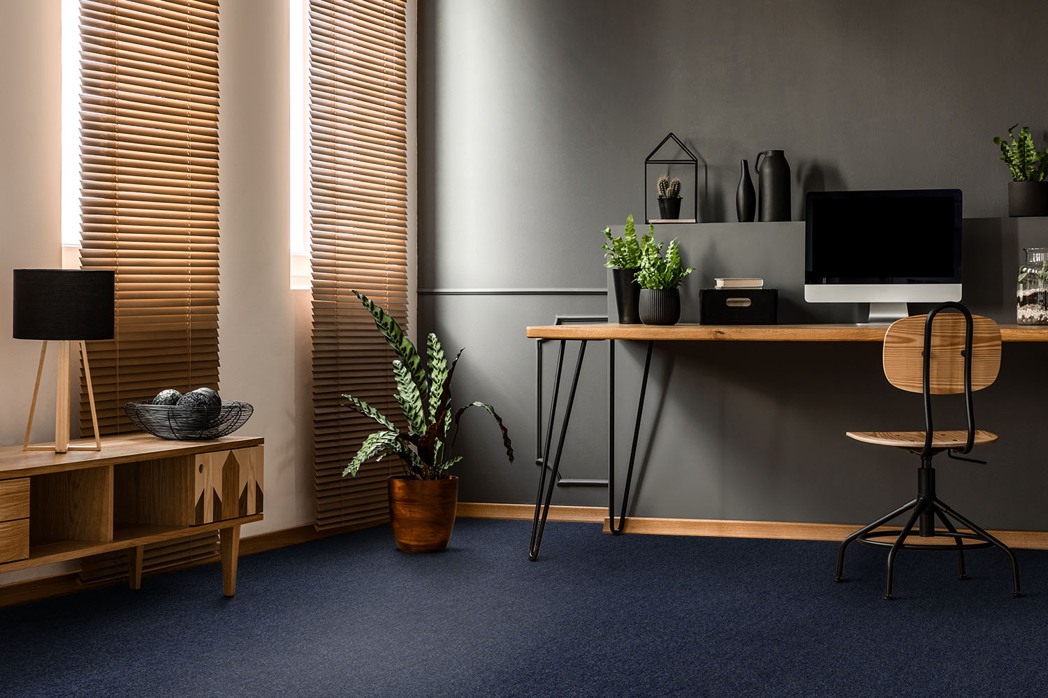 Ковровое покрытие "Bonkeel" Color Rib Blue Bottle 78 (ширина 1м/3м/4м) — купить в Калуге