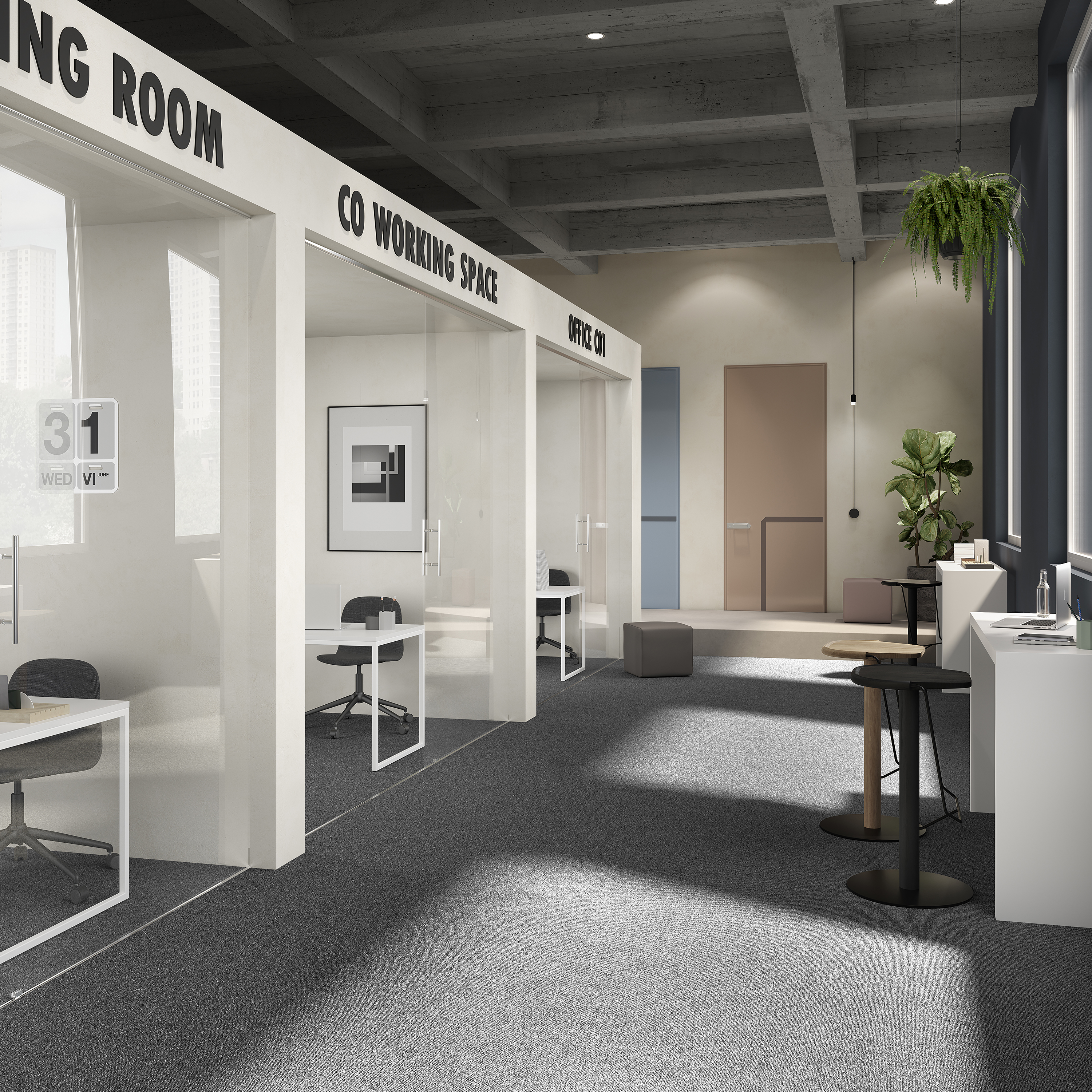 Ковровая плитка Medusa Tile 98 (500*500*5 мм) — купить в Калуге