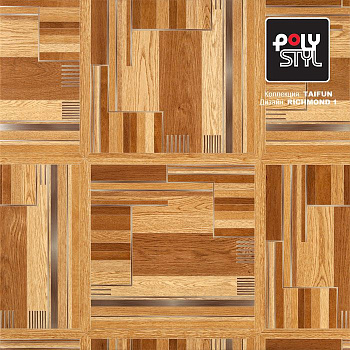 Линолеум бытовой "Polystyl" Taifun Richmond 1 (3м) — фото и характеристики