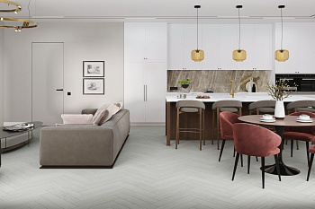 Усовершенствованная кварц-виниловая плитка «Damy Floor» Кардифф (590*118*2,5 мм) — фото и характеристики