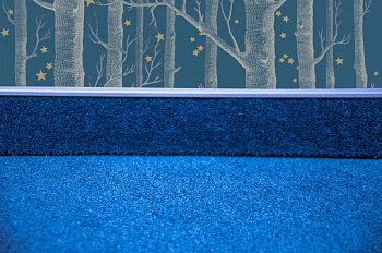 Плинтус для ковролина "Korner" Listwa синий (2500*13,8*50 мм) — фото и характеристики