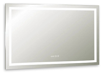 Зеркало Ливия-3 1200х800 (двойной подогрев,часы, сенсорный выключатель) LED-00002346
